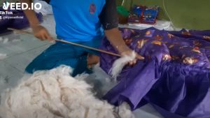 Kasur Palembang isi Full Kapuk / Kasur Palmban Kapuk Asli / Kasur Palembang Kapuk Uk 100 x 180 cm / Kasur Lantai lipat isi Kapuk