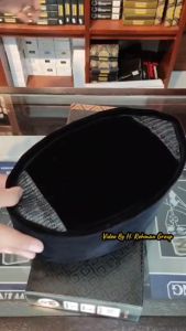 Peci Songkok Hitam Polos AC Cap Manis Tinggi 7cm 8cm 9cm 10cm Produksi H.M Toha Bandung Kopiah Pria Dewasa