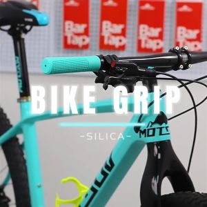 1Pair Bike Handle Grip MTB Silicone Shock Absorbing Non-Slip Soft Cycling BMX Hand Grip Universal