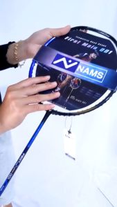 NAMS RAKET BADMINTON 21-24 LBS / SENYAWA / SUDAH TERMASUK SENAR / ORIGINAL TANPA SAMBUNGAN