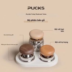 Timemore | TIMEMORE Mushroom Series Espresso Tamper 58.4mm Thép Không Gỉ Ý Lực Không Đổi Bột Cà Phê Búa Ép Quà Tặng