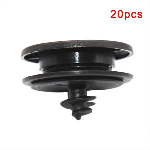 RYSJM | 10/20PCS Car Floor Mat Clips Universal Anti Skid Fastener Retainer Resistant Mats Black Car Clips Auto Parts