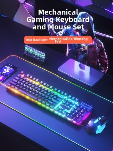 SiliconPower | Mechanical Feeling Keyboard and Mouse Set for Gaming and Office Use
