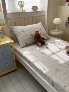 NAIYOUCHENG | Student Dormitory Dedicatated Fresh and Pure Cotton Anti-slip Mattress Cover 90x190cm