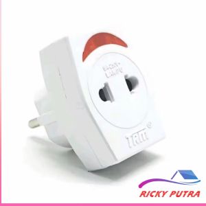 ASABER Steker T Multi + Lampu Indikator