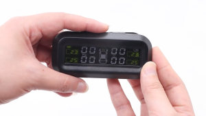 Car TPMS Solar/USB Powered tire pressure monitoring Systems Tyre pressure Car accessories 4 External sensors