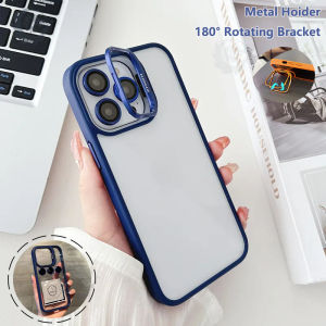 [Fast Shipping] Luxury Camera Metal Lens Protector Back Cover Suitable for iPhone 15 14 13 12 11 Pro Max Plus Invisible Lens Holder Phone Case