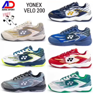 Bonus Kaos Kaki ! Sepatu Badminton YONEX VELO 200 Sepatu Bulutangkis