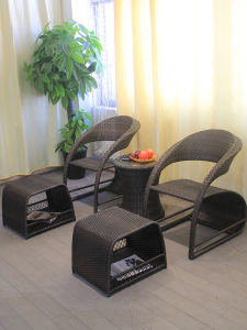 Rattan Chair Five-Piece Set Home Leisure Recliner Balcony Three-Piece Tables and Chairs Outdoor Modern Simple Storage Rattan Chair