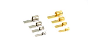 20Pcs C45 Copper Square Insert Circuit Breaker Plug Cable Wire Lug Insert Needle Naked Crimp Terminals for Air Switch Square Insert Wire Connector
