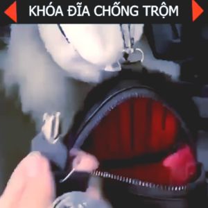Ổ Khoá Phanh Đĩa Nhỏ Gọn 45x33mm Đi Kèm 2 Chìa An Ninh Chống Trộm Dành Cho Xe Máy Xe Đạp Có Thắng Đĩa Thép Bền Bỉ