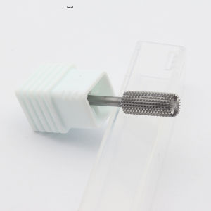 Tungsten Carbide Nail Drill Bit 3/32" – Flat Top Barrel with Top Teeth Professional Nail Milling Bit for Gel Removal & Shaping