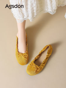 Agsdon | Soft Skirt-Matched Ballet Flats Womens Shoe