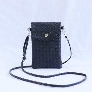 Soft Leather Crossbody Bag for Women Mini Phone Pouch with Long Strap Korean Style Womens Shoulder Bag Casual Handbag Wallet Clutch Bag