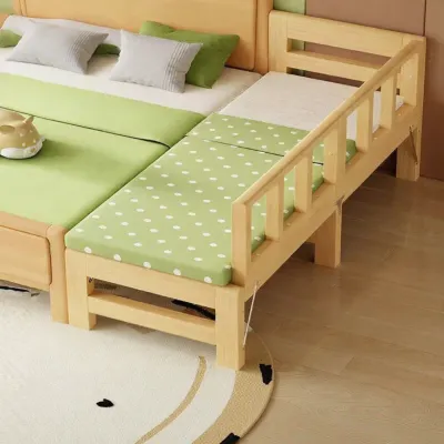 FANKALONG | Expandable Easy Assembly Solid Wood Baby Cot Bedside Crib