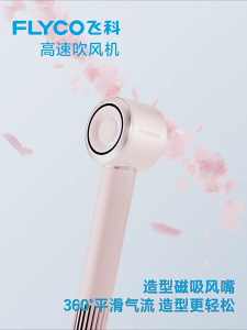 FLYCO Hair Dryer FH6371 High Speed Lightweight Negative Ions Fast Drying Pengering Rambut 吹风机