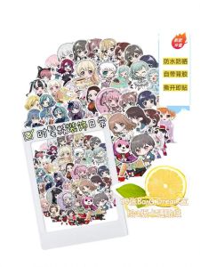 Chất Lượng Cao DIY Miếng Dán Chống Thấm Nước BanG Dream Hoạt Hình Dễ Thương Q Phiên Bản Sáng Tạo Trang Trí Cho Điện Thoại Máy Tính Xách Tay Cốc Nước Ăn Trưa Thẻ Vali Phòng Tủ Lạnh Cửa Sổ