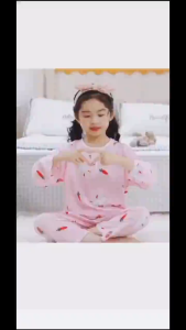 Baju Tidur Rayon Setelan Lengan Pendek Celana Panjang USIA 0-18 Tahun AURY