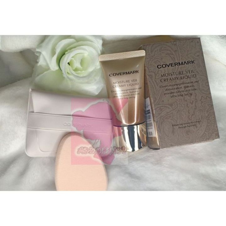 COVERMARK MOISTURE VEIL CREAMY LIQUID FOUNDATION (MN20) | Lazada Indonesia