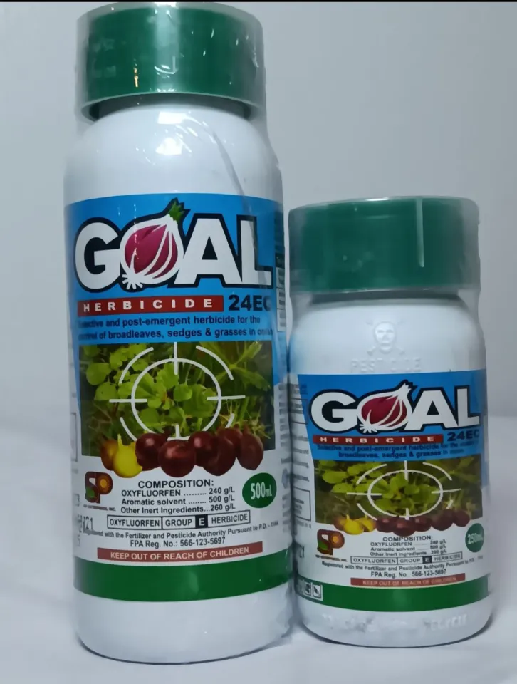 Goal 24EC Herbicide ( 500ml / 250ml ) 500Ml Chemical Liquid Herbicide 250Ml  Selective Weed Killer Effective Herbicide For Weeds - Lazada | Lazada PH