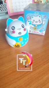 Horse (ตราม้า) เครื่องเหลาดินสอ สีหวาน ลายการ์ตูน แมวนางกวัก H-956 คละสี (จำนวน 1 เครื่อง)