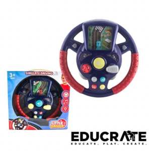 EducratePH Little Driver Steering Wheel Toy | Interactive Driving Play (Ages 3+)