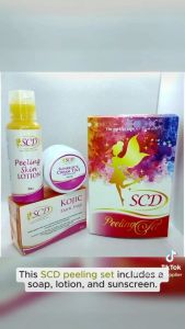 SCD Peeling Lotion Big Set / Small set COD Onhand