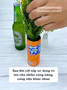 Dụng Cụ Mở Nắp Lon khui chai đa năng đồ khui bia nước ngọt độc lạ 2 trong 1 thông minh