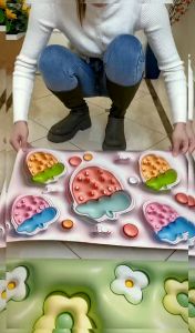 Bathroom Door Mat 3D Print Anti Slip Floor Mat for Home and Kitchen | Anti Skid Water Soaking Bathroom Mat LAND SEA AIR