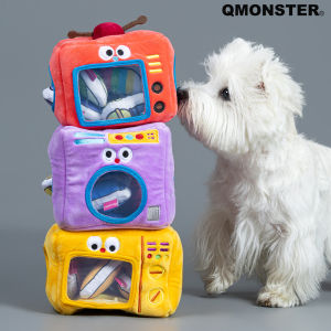 QMONSTER | Interactive Food Dispensing Scent Puzzle Toy with Sound