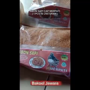( 1 PACK ) ABON SAPI CAP MERPATI TOPPING MAKANAN 250g 250 g