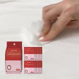 20PCS Clothes Stain Remover Disposable Wipes  Cleaning Dirt And Oil Removal Emergency Outgoing Instant Cleaner Cleaning Wipes