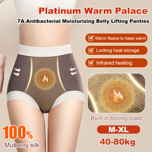 Womens Warm Bacterial Platinum Tummy Tucking Panties