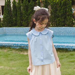 Princess Style Girls Long Skirt Summer Fashionable Half-length Bowed Polyester Skirts for Ages 5-13 Kids Girls Clothing