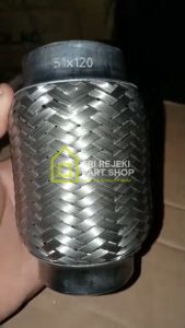 Fleksibel Knalpot Ukuran 51 x 12 cm / 2 x 5 Inch Universal Dalam Ber Ulir Bisa Bunyi Ngirr