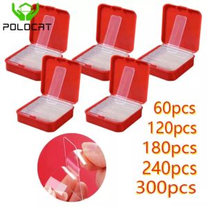 Polocat60 cái/hộp hai mặt băng Nano keo chống thấm trên tường không còn dấu vết có thể giặt rắn hai mặt dễ bảo quản (trong kho)