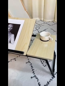 รุ่นขายดีปี 2025 โต๊ะพับยกได้ โต๊ะพับญี่ปุ่น เรียบง่ายและพกพาสะดวก โต๊ะเล็กสำหรับเรียน ทำงาน และความบันเทิง