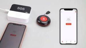 Chunhee WiFi Smart Wireless Caregiver Pager with Tuya Control - Elderly Alert Panic Button System Emergency Alert for Elderly Patients Seniors Disabled - Maaasahan at Madaling Gamitin para sa Agarang Kapayapaan ng Isip