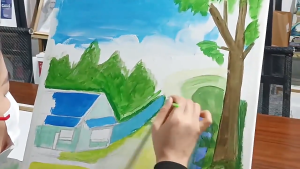 Paket Kanvas 20x20cm 30x30cm Kanvas Siap Pakai Untuk Pemula