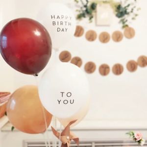 Balon Latex Happy Birthday Isi 10: Dekorasi Acara Pesta yang Cerah