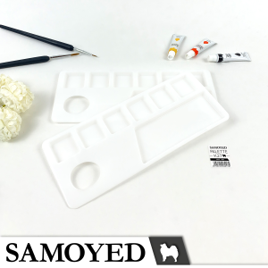 Palet Lukis / Cat / Painting / Painters Palette Plastik Kotak / Persegi Samoyed PPLT-K27