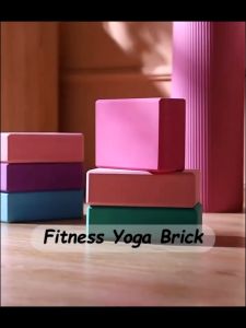 GYMPRO Tất cả các mục đích tập thể dục dày đặc chống tear 183 * 61 * 0.8CM NBR Yoga Mat với đeo dây với tùy chọn Yoga ngăn chặn thể thao Yoga 2PCS EVA Yoga Brick Tập thể dục tại nhà kéo dài tập luyện luyện tập