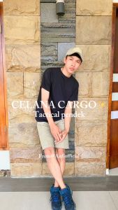 Cargo Tactical Pendek ANFI RIBSTOP Pria Wanita Outdoor