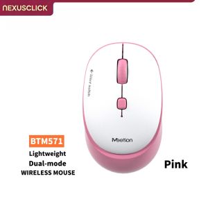 NexusClick Durable Dual Mode Wireless MouseSilent 3 Million Clicks Type-C Rechargeable3200 DPI Adjustable for Laptop PC Tablet