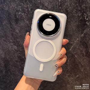 Huawei Mate70Pro New Model Magnetic Attraction Full Cover Transparent Men Women Style Protective Case Luxury Sensation Soft Edge Hard Jacket