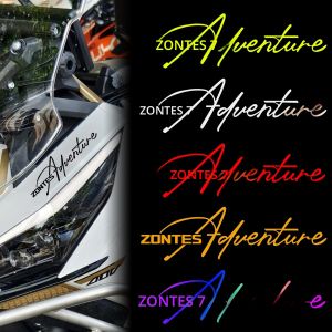 สติ๊กเกอร์ติดรถมอเตอร์ไซค์แบบสะท้อนแสง สำหรับ ZONTES 368G 703F 703RR 703R 350E 2 ชิ้น อุปกรณ์ตกแต่งตัวถังรถมอเตอร์ไซค์