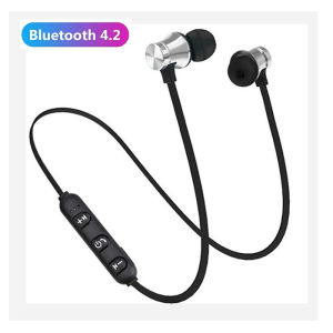 XT11 Neck Magnetic Gym Wireless Headphones Sports In-Ear Headset Hanging Neck Style Earphones Noise Reduction Headphone With Mic
