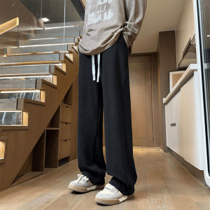 Cleanfit Pure Color Casual Sweatpants Men Autumn Small Straight Leg Loose Wide Leg Pants Teenagers Loose Large Size