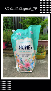 Nước Giặt Xả Homey Đậm Đặc Hương Hoa Trà Jeju-3.4kg/ túi