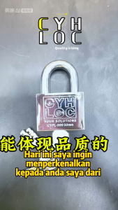 iPii x CYHLOC Secure Padlock kunaci gembok 40mm 50mm Keyalike 2 to 99pcs (Custom Made) -Ready Stock